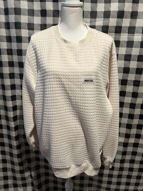 White Fox Boutique The Way Home Quilted Cream Sweater